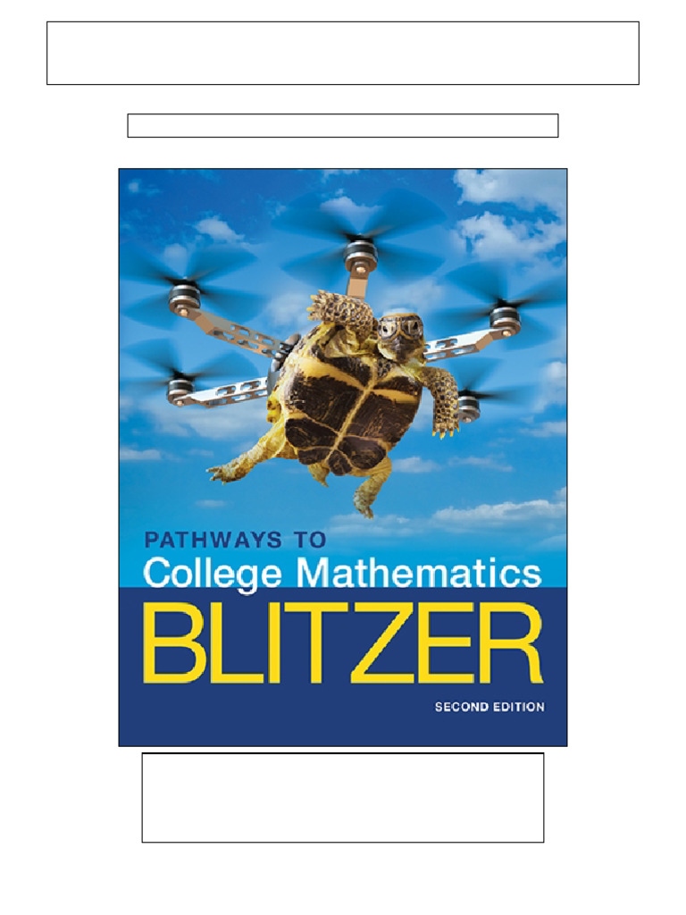 Test bank for pathways to college mathematics 2nd edition by blitzer
