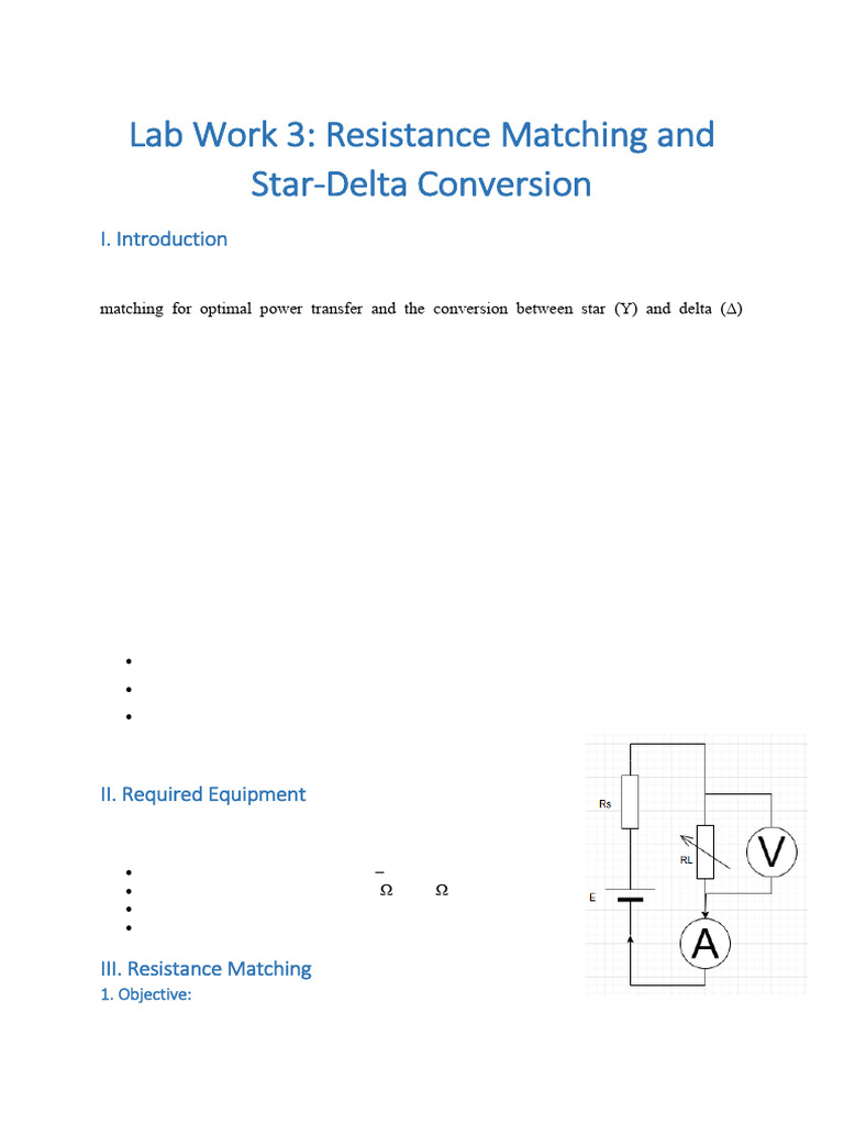 TP 3 ENG_Final | PDF | Electrical Resistance And Conductance ...