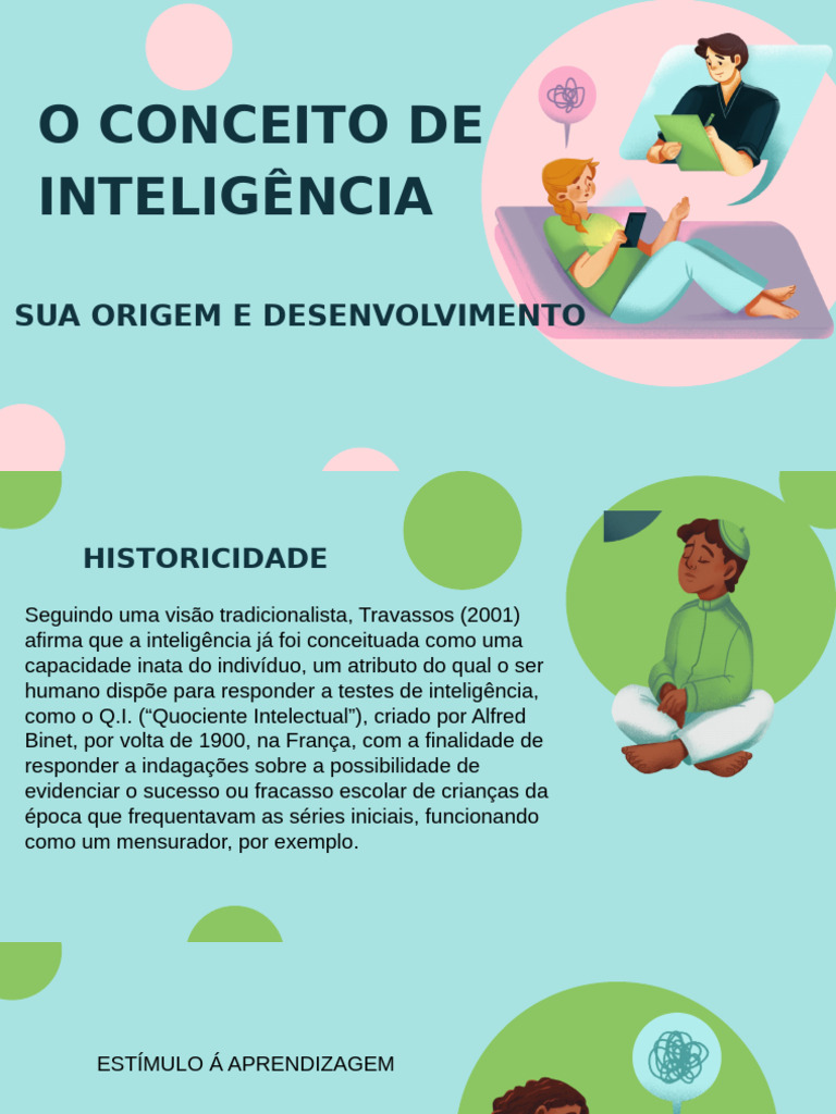 O Conceito de Inteligência e Suas Teorias | PDF | Aprendizado ...
