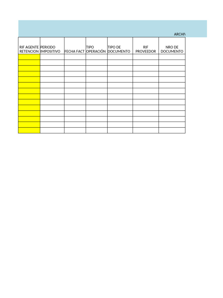 Archico TXT Retencion de Iva | PDF