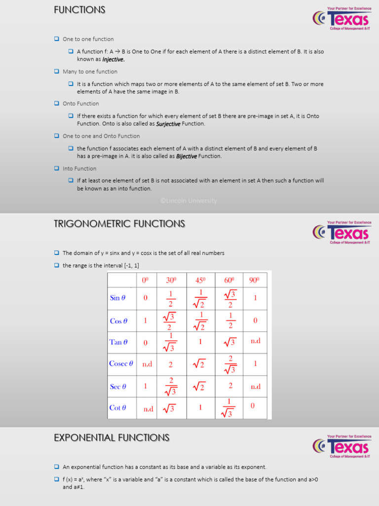 Functions 1704347794641 | PDF | Function (Mathematics) | Mathematical Logic