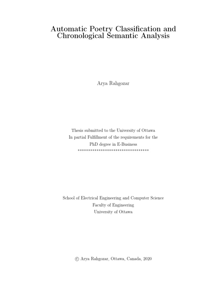 Automatic Poetry Classification and Chronological Semantic Analysis ...