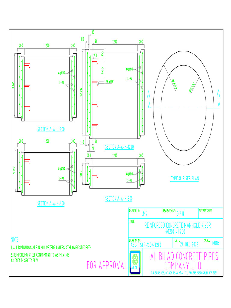 Riser1200 WT200 Od1600 | PDF