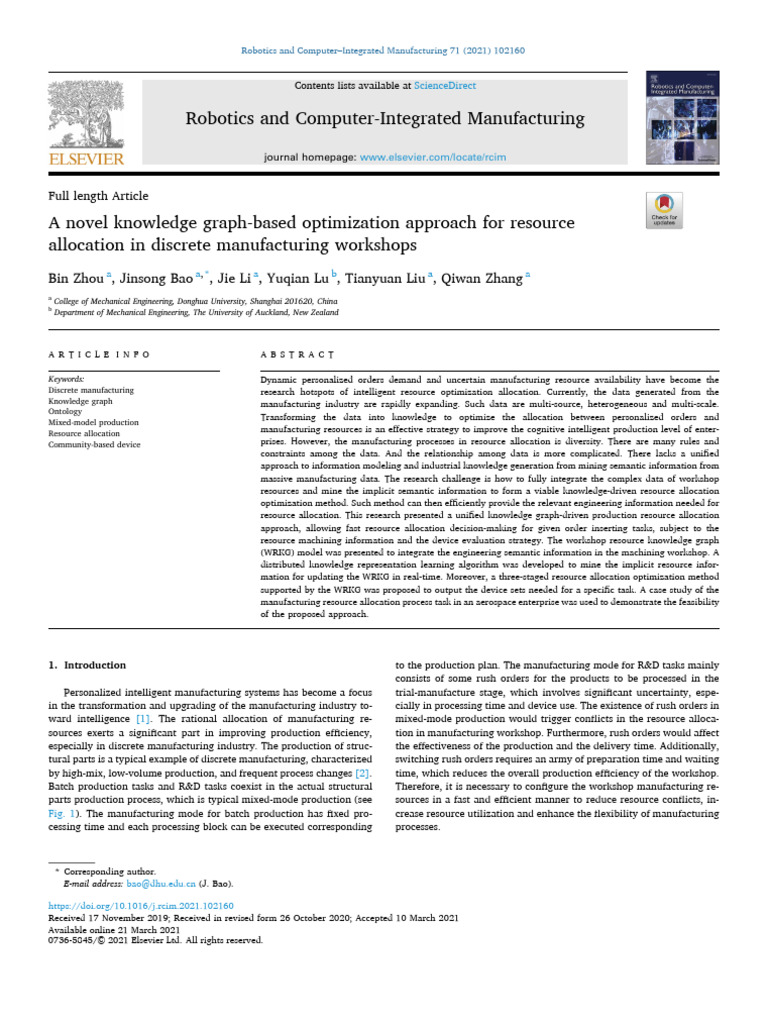 A Novel Knowledge Graph-based Optimization Approach for Resource ...