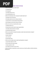 100 Public Health MCQs with Answers | PDF