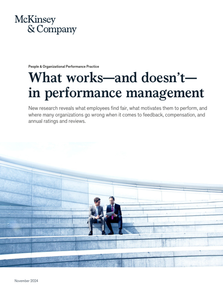 Effective Performance Management Insights | PDF | Cost Of Living | Goal ...