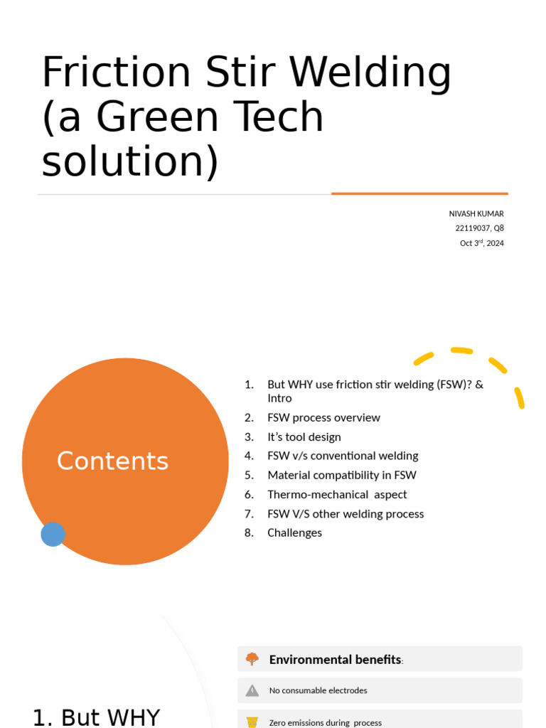 Benefits and Process of Friction Stir Welding | PDF | Welding ...