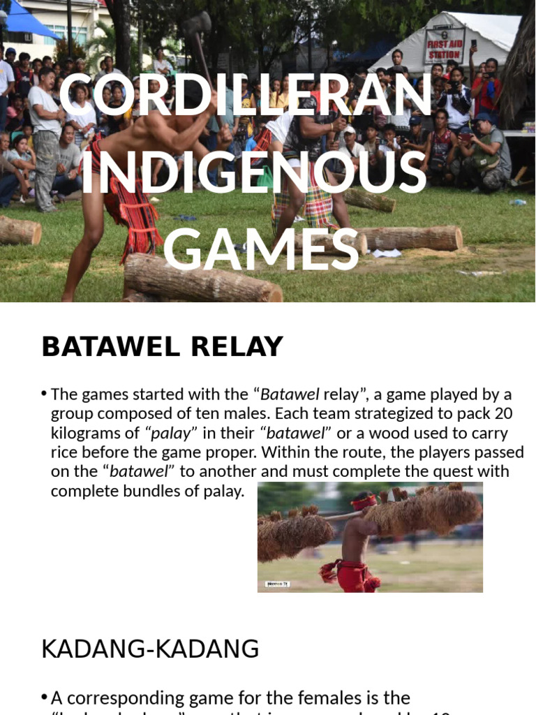 Cordilleran Indigenous Games Overview | PDF