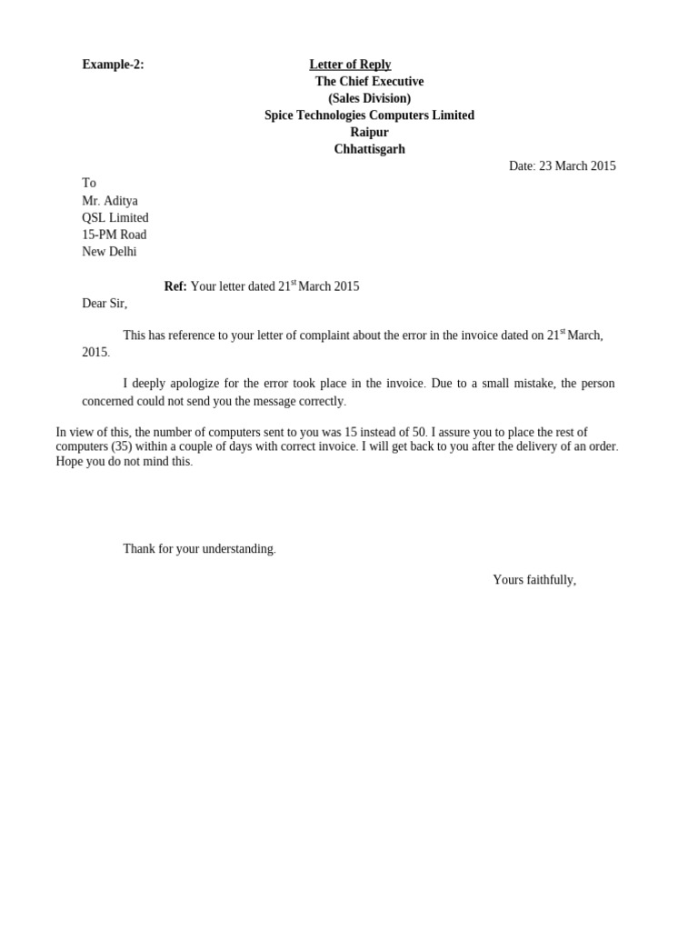 Business Letter Writing Examples | PDF | Employment