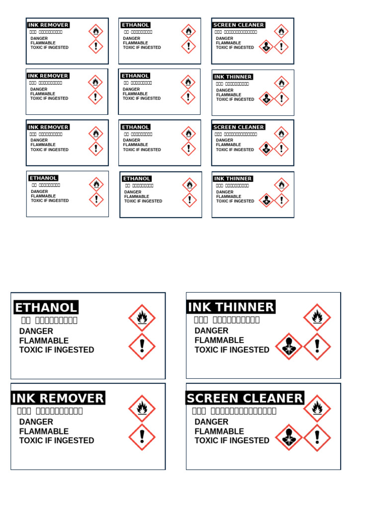 4 - Chemical Label | PDF