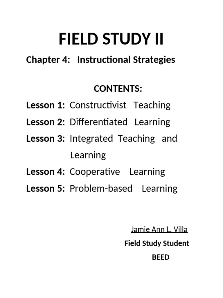 Effective Instructional Strategies for Learning | PDF | Differentiated ...