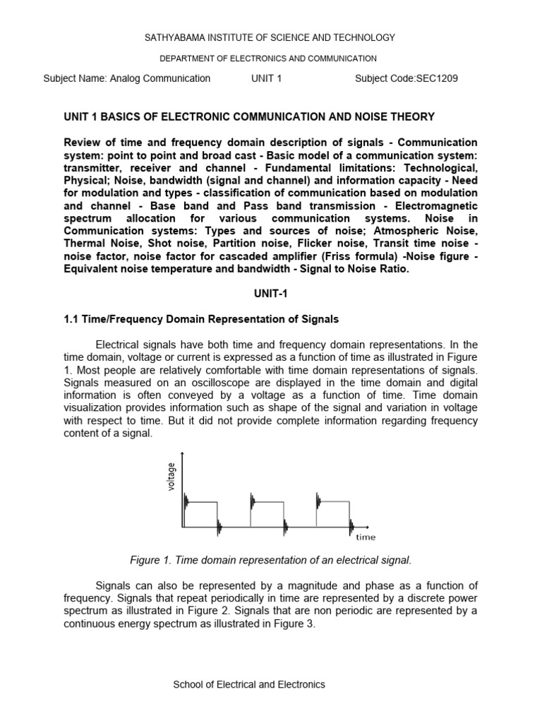 electrical communication | PDF | Modulation | Radio