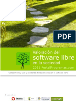 Valoracion del software libre en la sociedad