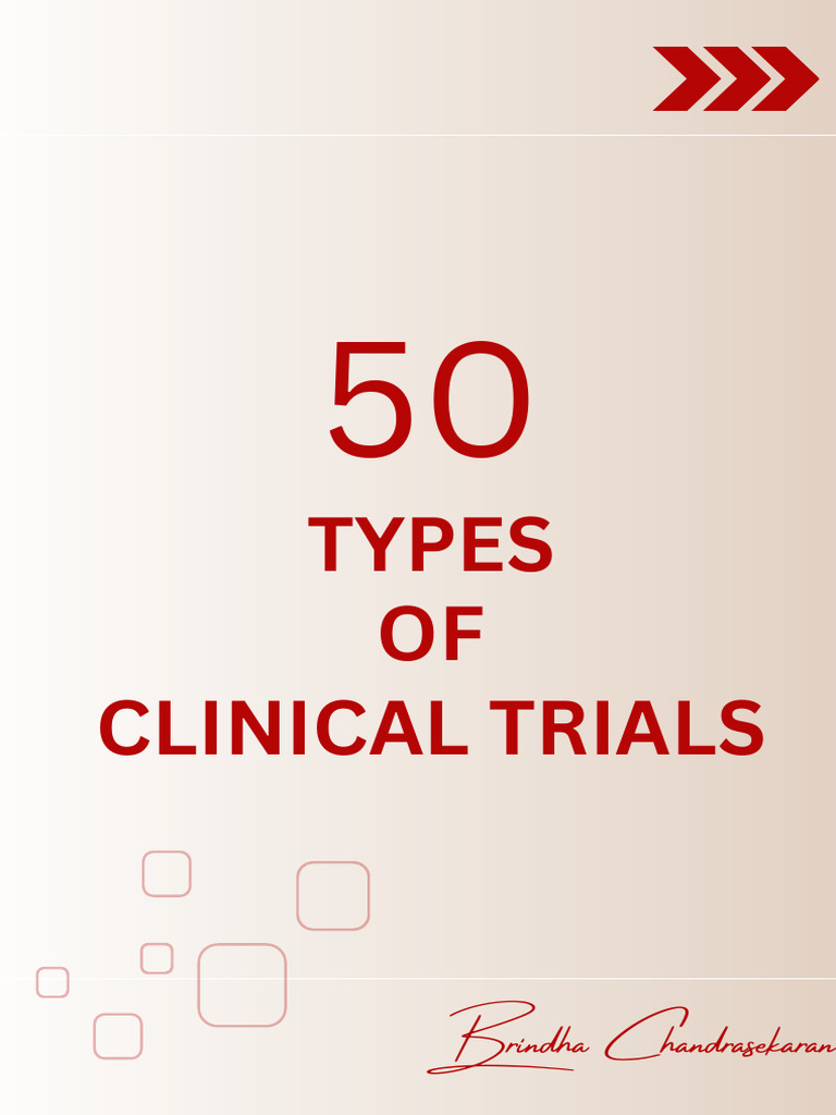 50 Types of Clinical Trials 1735906834 | PDF | Clinical Trial | Phases ...