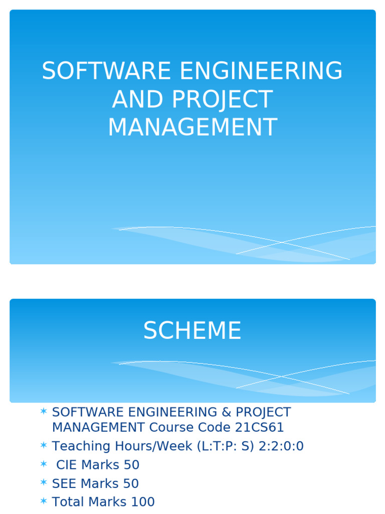 Software Engineering & Project Management | PDF | Software | Software ...