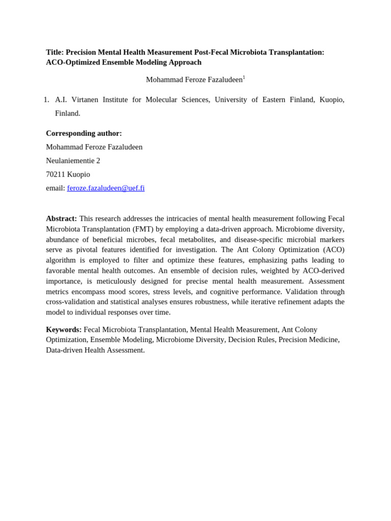 Precision Mental Health Measurement - 140224 - FF | PDF
