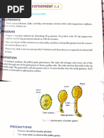 Experiment - 1 Temporary Mount of Pollen Germination | PDF