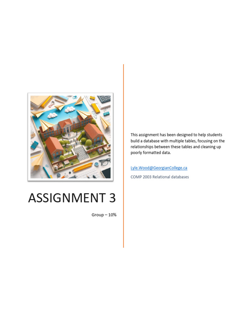 Relational Database Assignment Guide | PDF | Table (Database) | Sql