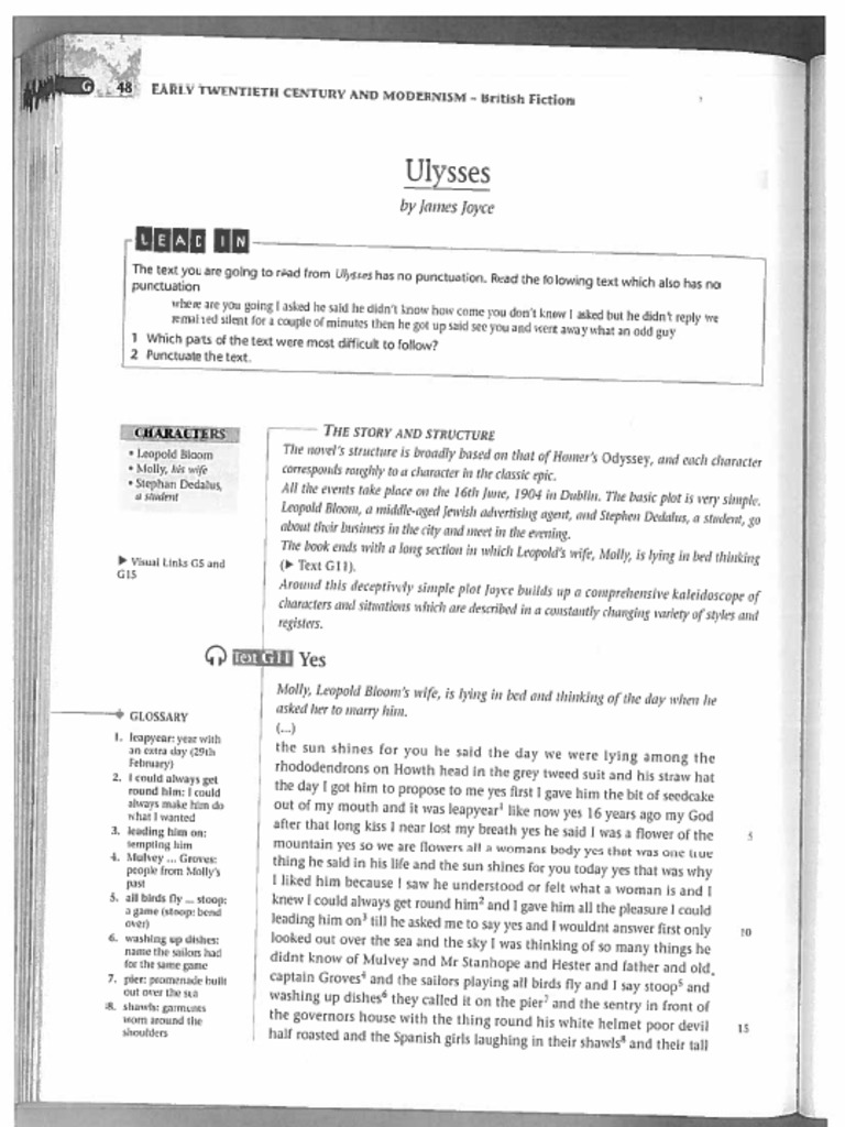 James joyce ulysses form fields of vision pdf