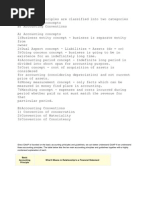 Accounting Principles Are Classified Into Two Categories