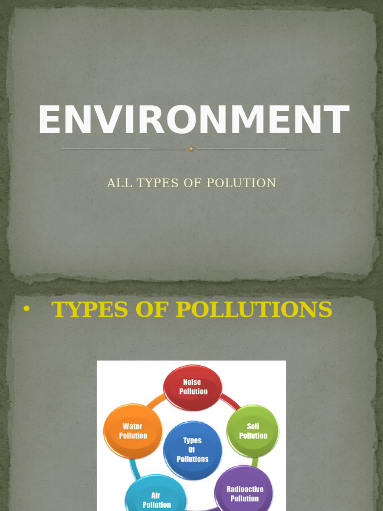 Environment | PDF | Pollution | Water Pollution