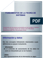 fUNDAMENTOS DE LA TEORIÁ DE SISTEMAS