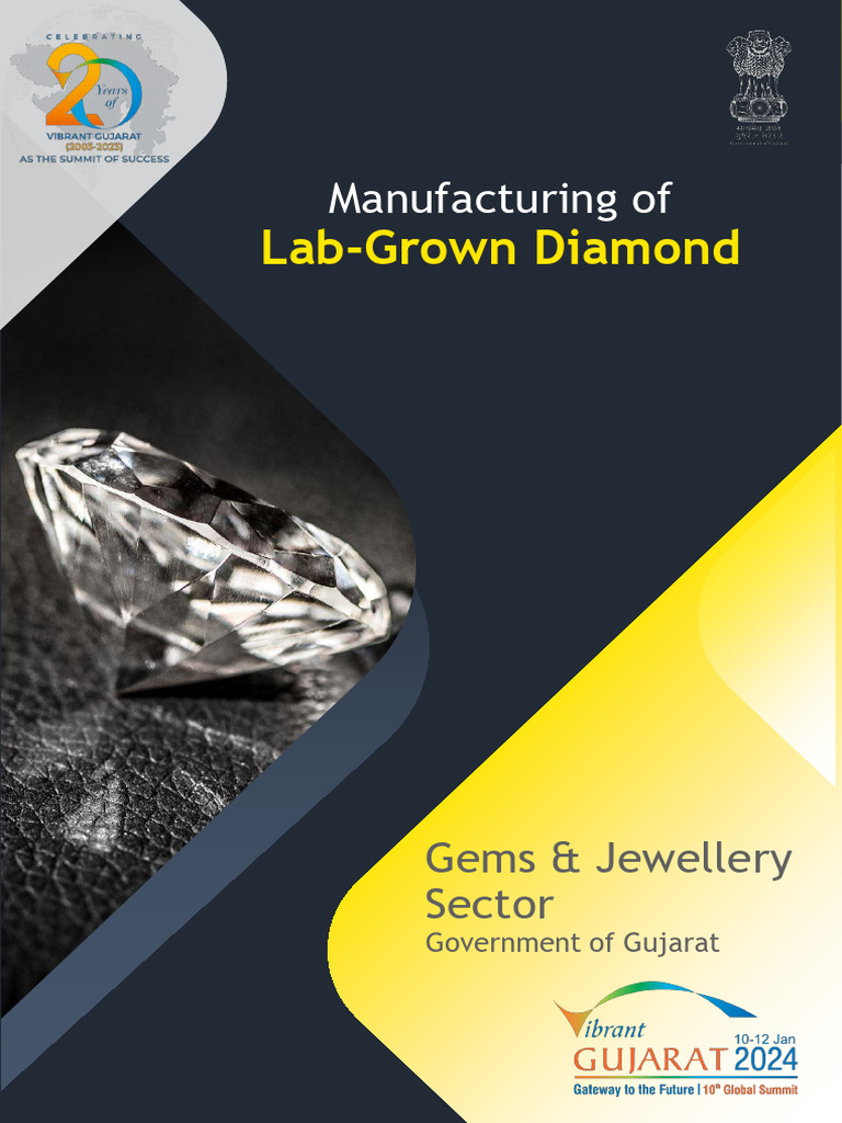 Manufacturing of Lab Grown Diamonds | PDF | Diamond | Chemical Vapor ...