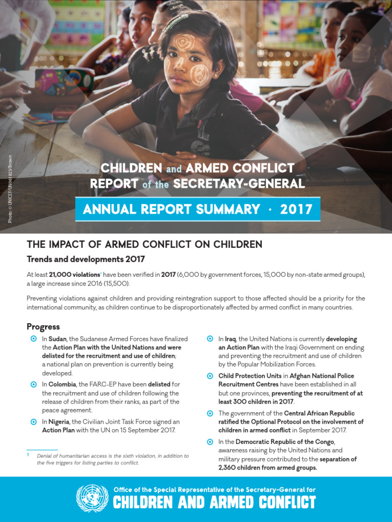 Armed Conflict's Impact on Children 2017 | PDF | United Nations ...