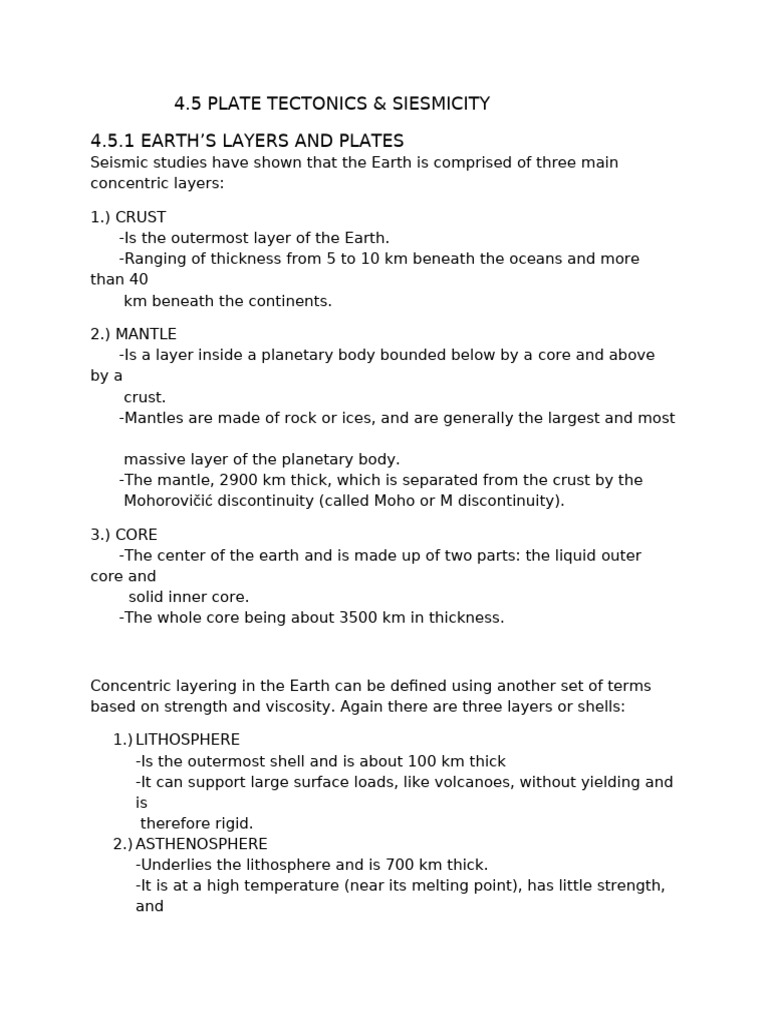 Understanding Seismicity and Earthquakes | PDF | Earthquakes | Plate ...