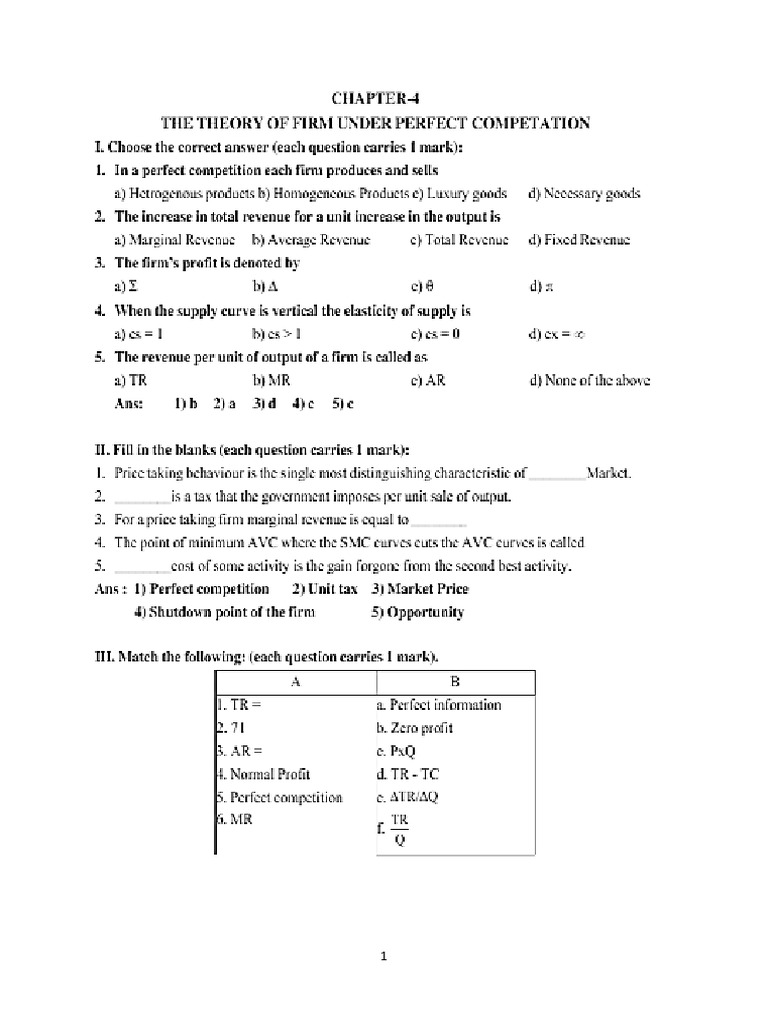 II PUC Economics Chapter 4 and 5 | PDF