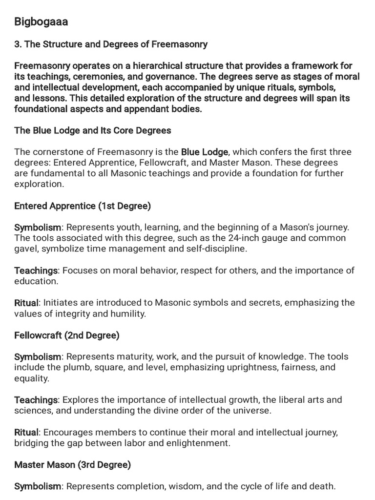 Masonic Knowledge - 2 | PDF | Freemasonry | Masonic Lodge