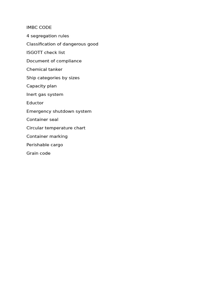 Cargo | PDF