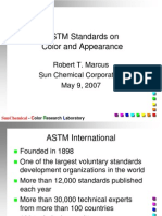 ASTM Standards On Color and Appearance