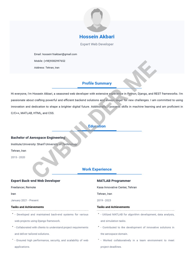 CV | PDF | Software Engineering | Information Technology
