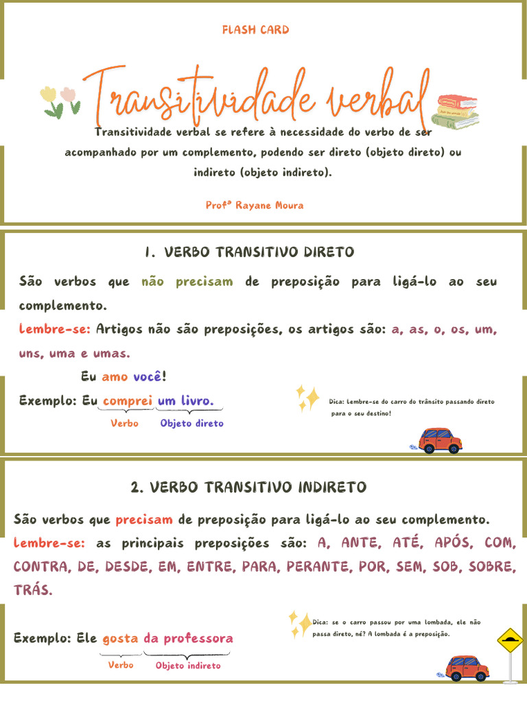 Verbos e Sujeitos na Língua Portuguesa | PDF | Assunto (gramática ...