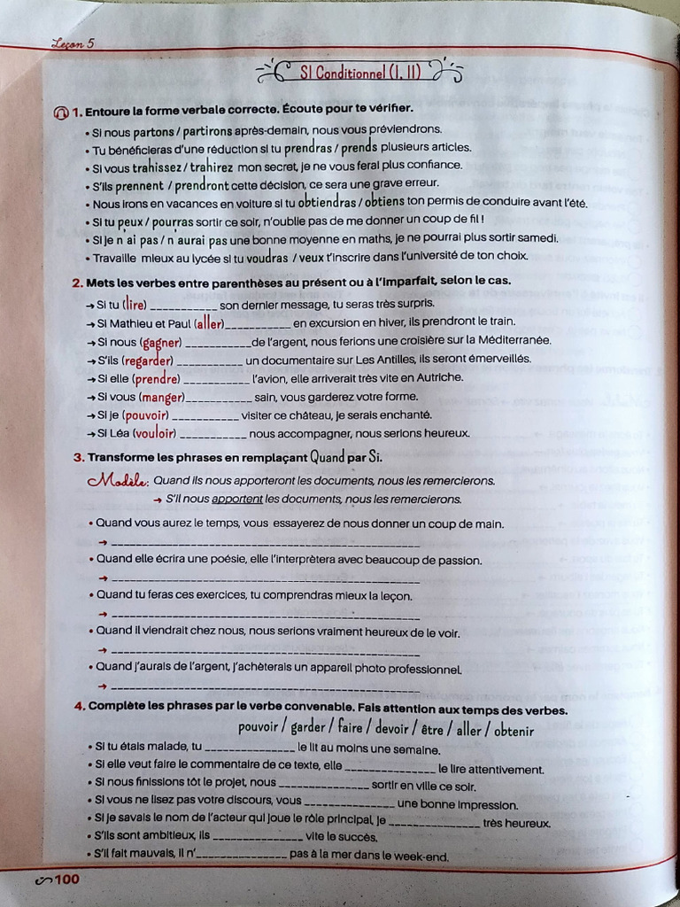Hypothèses et conditionnels en français | PDF | Linguistique | Grammaire