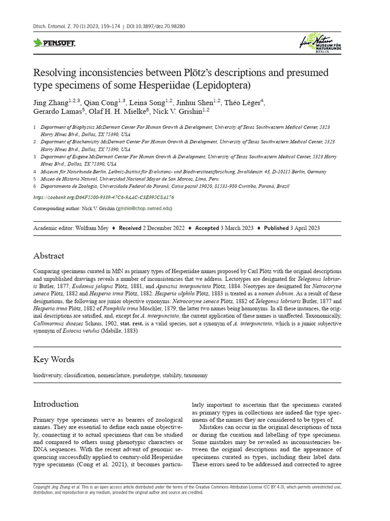 2023 - Zhang Et Al - Resolving Inconsistencies Between Plotz ...