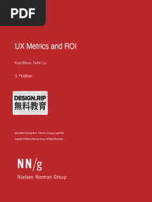 UX Metrics and ROI