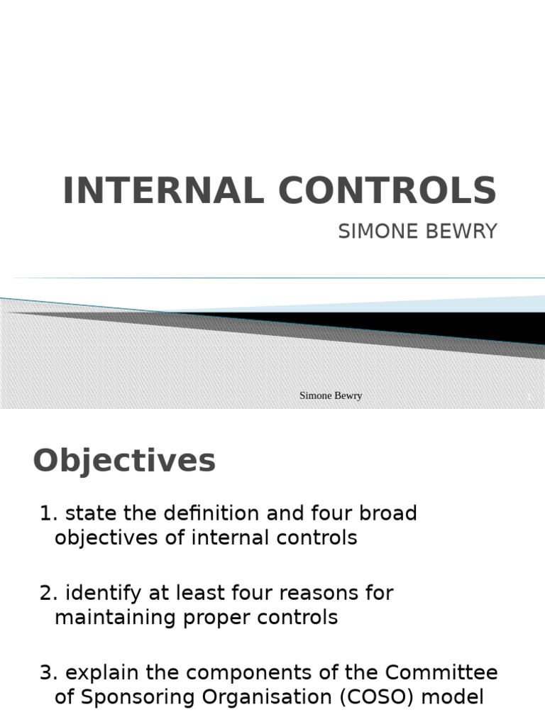 Internal Controls in Businesses | PDF | Internal Control | Audit