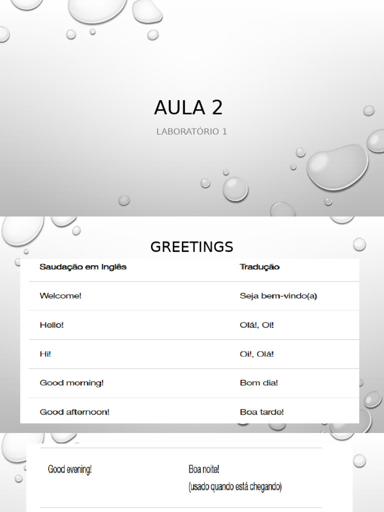 Aula 2 | PDF