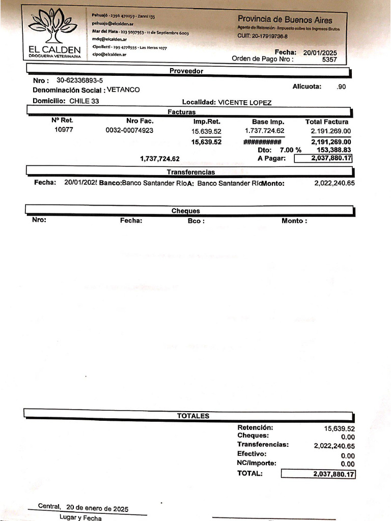 Vetanco 5357 | PDF