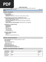 Bison Kit 650ml Safety Data Sheet | PDF | Firefighting | Safety