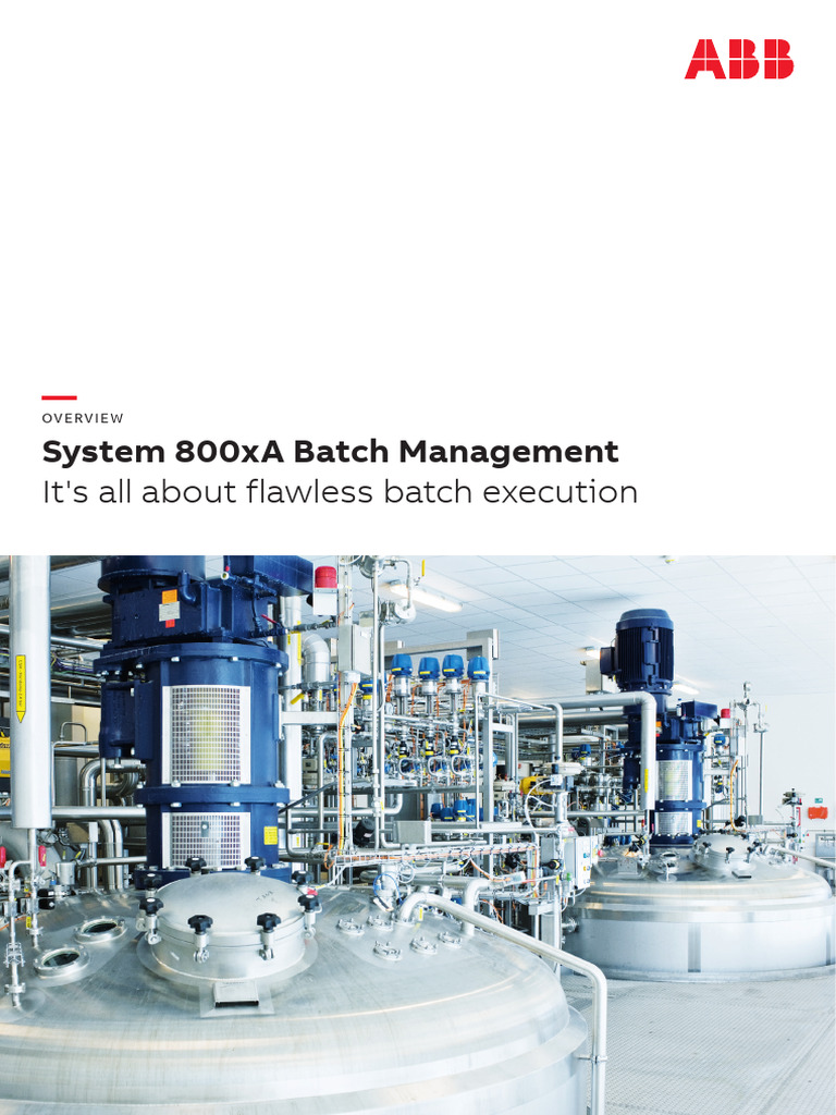 System 800xA Batch Management Overview | PDF | Web Service | Parameter ...