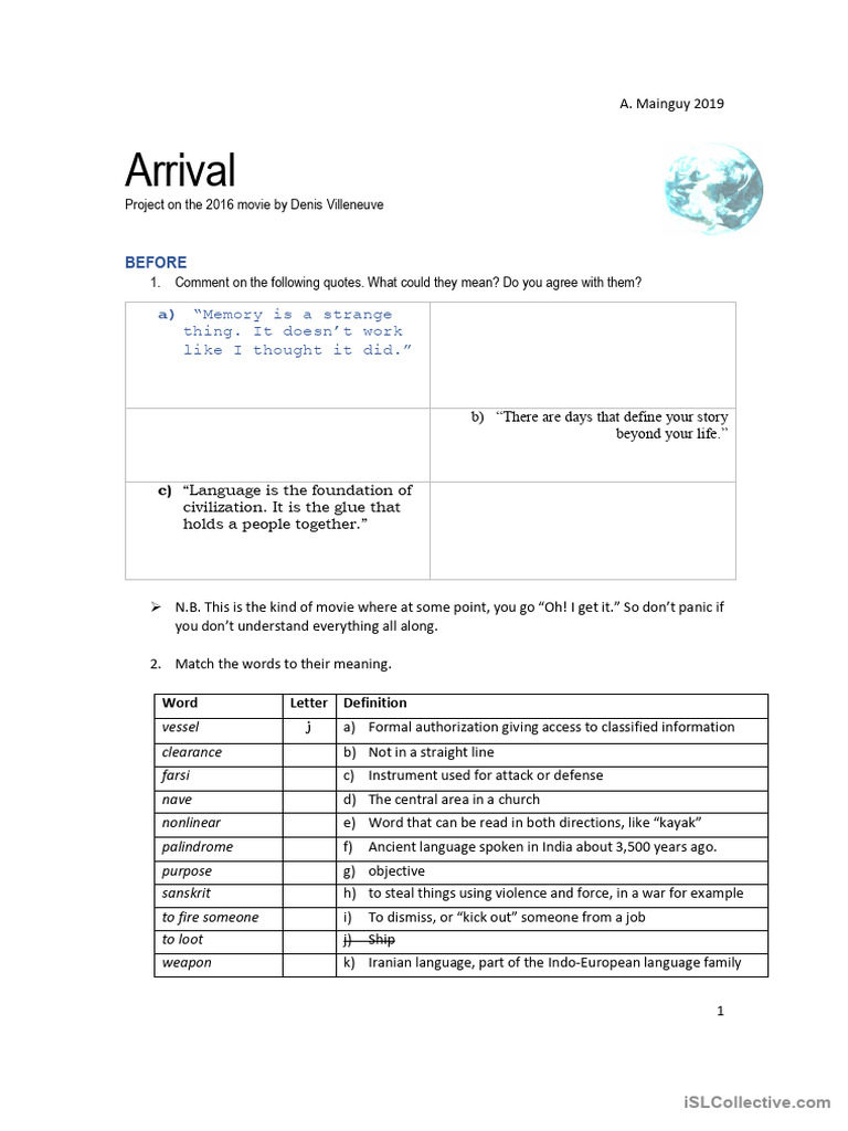 Analyzing Language in 