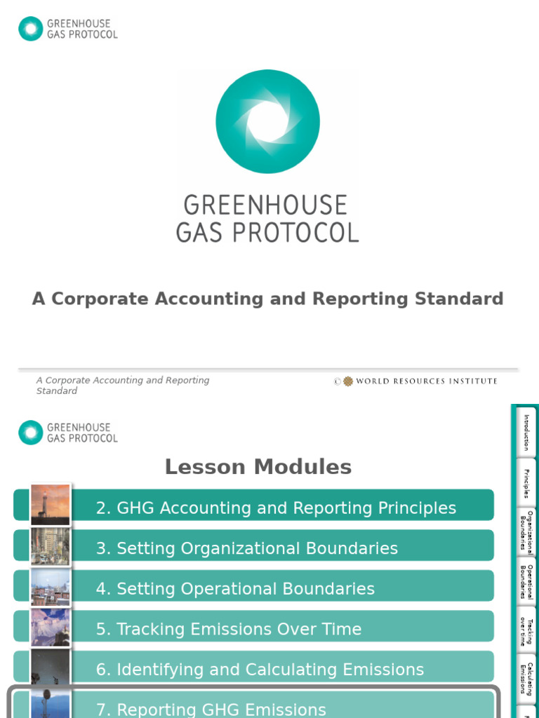 Corporate GHG Accounting Standards Guide | PDF | Climate Change ...