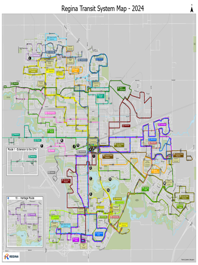 Transit System Map 2024 March | PDF