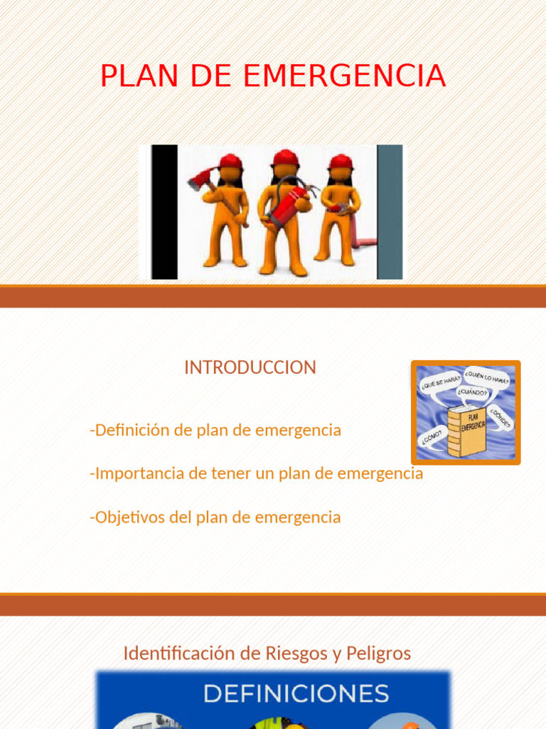 Plan De Emergencia Guía Completa Pdf 