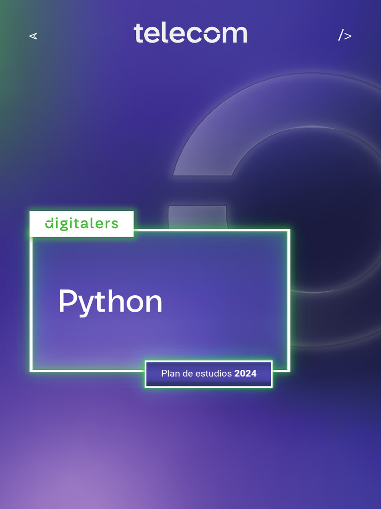 Curso de Python 2024 en Telecom Argentina | PDF | Ordenador portátil ...