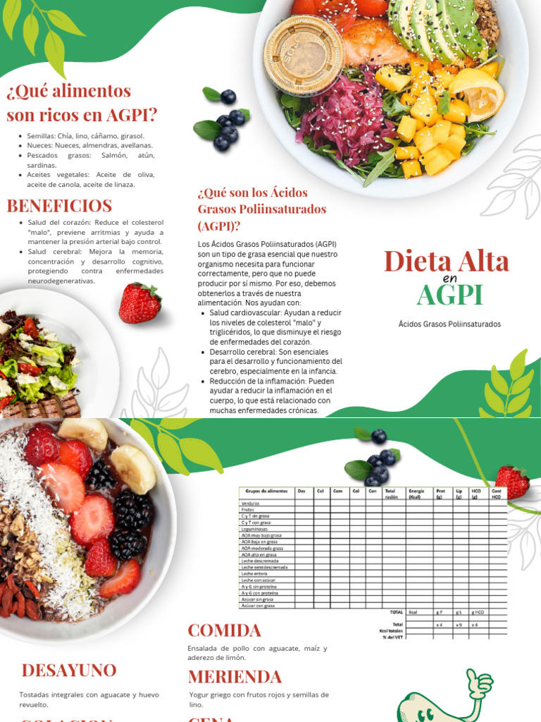 Beneficios de los AGPI en la dieta | PDF | Petróleo | Linaza