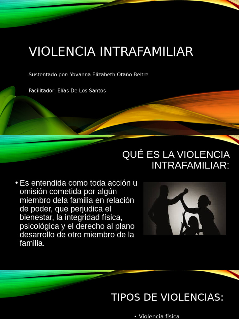 Tipos y Consecuencias de la Violencia Intrafamiliar | PDF